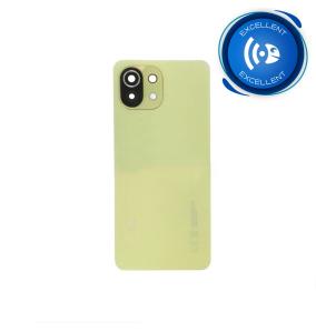 Tapa EXCELLENT para Xiaomi Mi 11 Lite 5G amarillo con lente