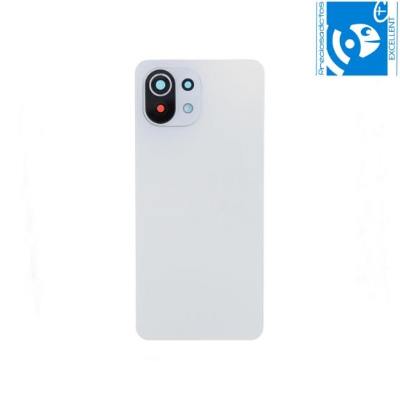 Tapa para Xiaomi Mi 11 Lite 5G NE blanco con lente EXCELLENT