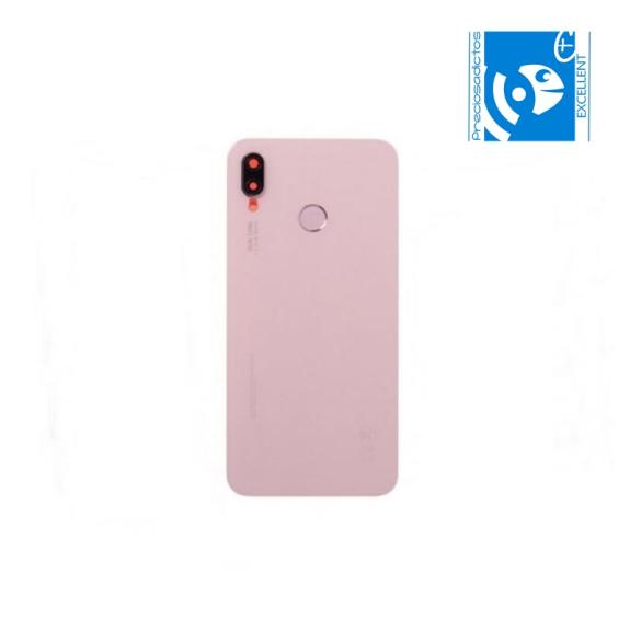 Tapa para Huawei P20 Lite / Nova 3E con embellecedor rosa