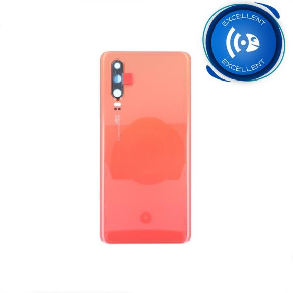 Tapa para Huawei P30 naranja con lente EXCELLENT