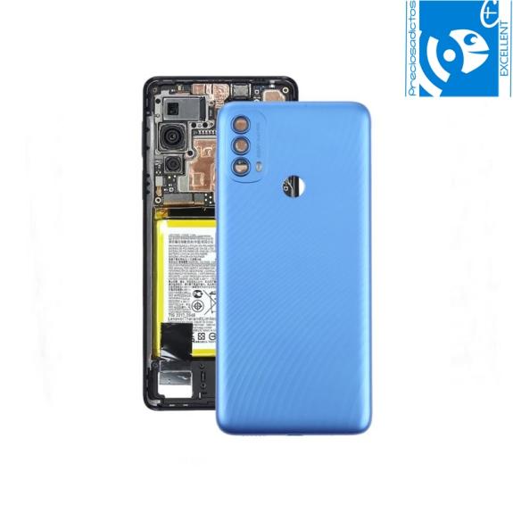 Tapa para Motorola Moto E40 azul EXCELLENT