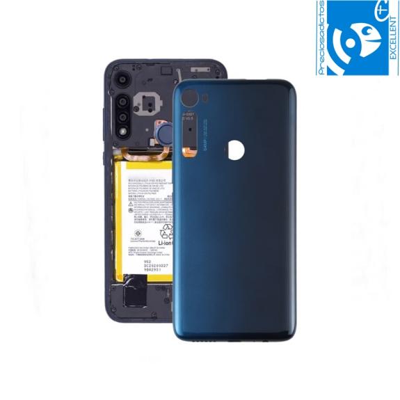 Tapa para Motorola Moto One Fusion Plus azul EXCELLENT