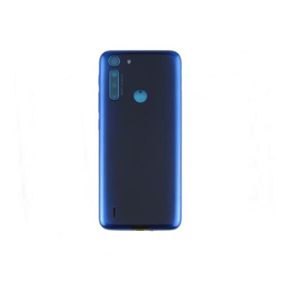 Tapa para Motorola One Fusion en color azul