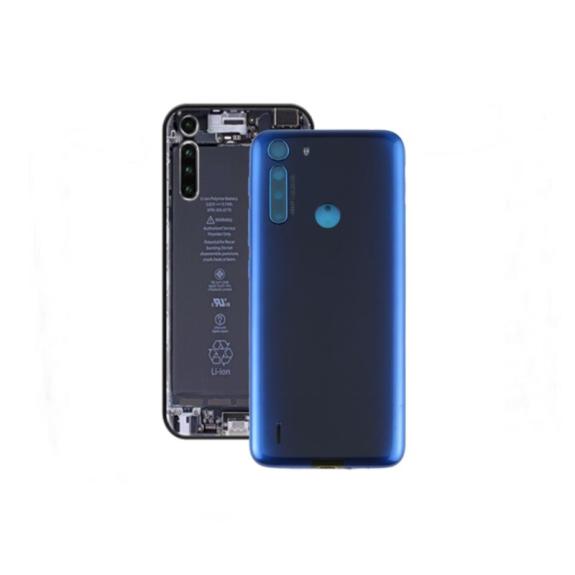 Tapa para Motorola One Fusion en color azul