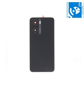 Tapa para Oppo A57 4G negro con adhesivo EXCELLENT