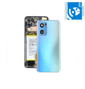 Tapa para Oppo Reno7 5G con embellecedor azul EXCELLENT