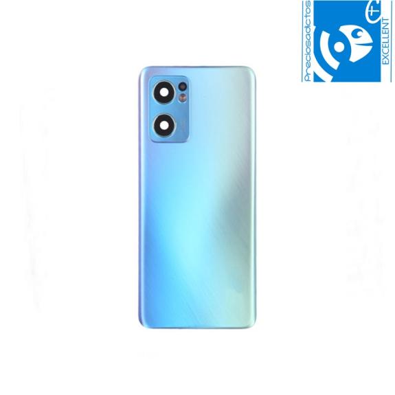 Tapa para Oppo Reno7 5G con embellecedor azul EXCELLENT