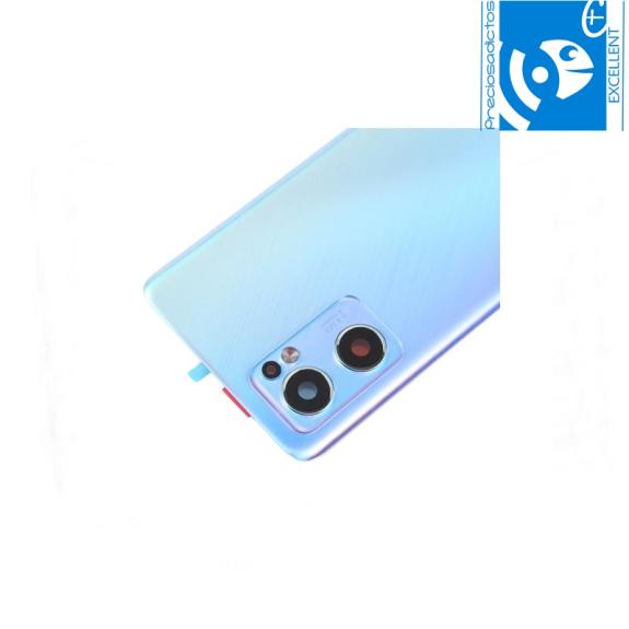 Tapa para Oppo Reno7 5G con embellecedor azul EXCELLENT