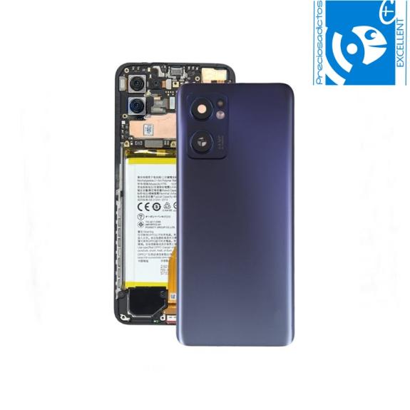 Tapa para Oppo Reno7 5G con embellecedor negro EXCELLENT