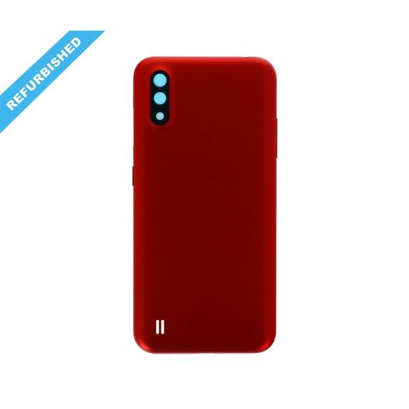 Tapa para Samsung Galaxy A01 rojo con lente | REFURBISHED