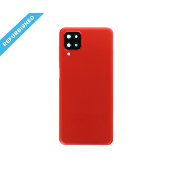 Tapa para Samsung Galaxy A12 rojo con embellecedor | REFURBISHED