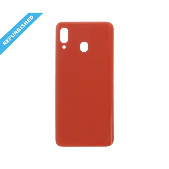 Tapa para Samsung Galaxy A20 naranja con lente | REFURBISHED