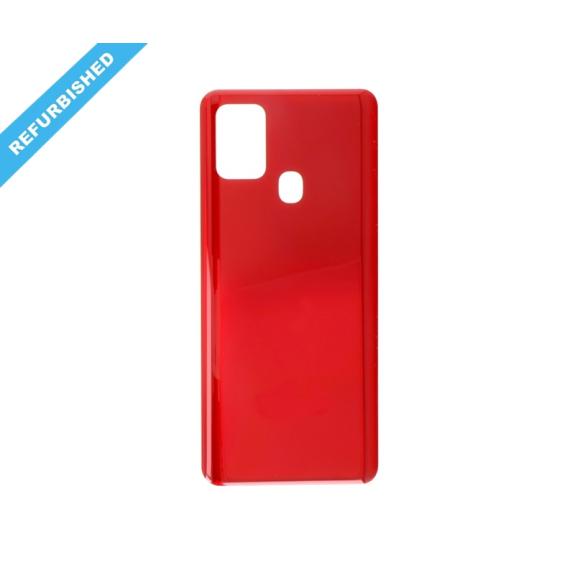 Tapa para Samsung Galaxy A21S rojo con adhesivo | REFURBISHED
