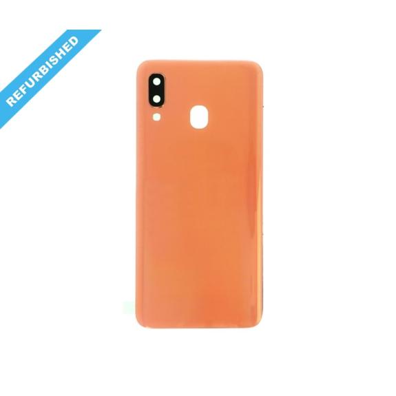 Tapa para Samsung Galaxy A40 naranja con lente | REFURBISHED