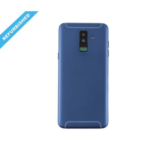 Tapa para Samsung Galaxy A6 Plus 2018 azul con lente | REFURBISH