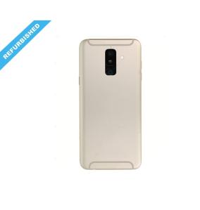 Tapa para Samsung Galaxy A6 Plus 2018 dorado con lente | REFURBI