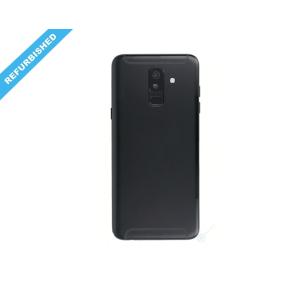 Tapa para Samsung Galaxy A6 Plus 2018 negro con lente | REFURBIS