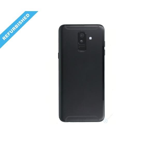 Tapa para Samsung Galaxy A6 Plus 2018 negro con lente | REFURBIS