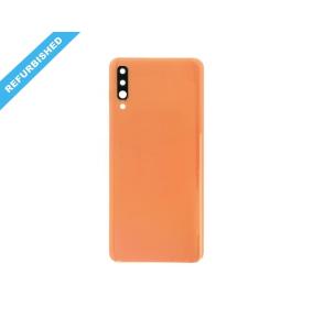 Tapa para Samsung Galaxy A70 naranja con lente | REFURBISHED