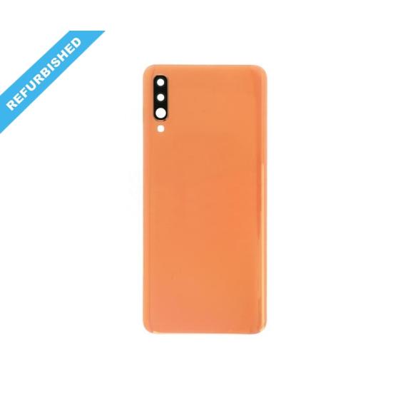 Tapa para Samsung Galaxy A70 naranja con lente | REFURBISHED