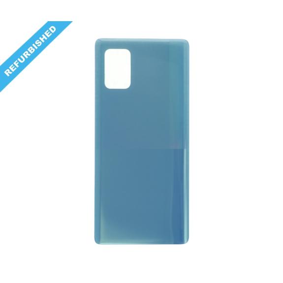 Tapa para Samsung Galaxy A71 5G azul con adhesivo