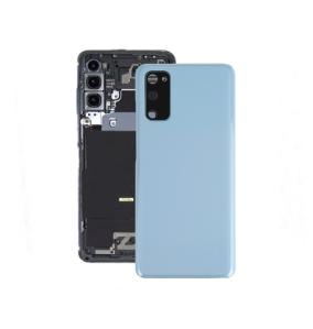 Tapa para Samsung Galaxy S20 con embellecedor azul