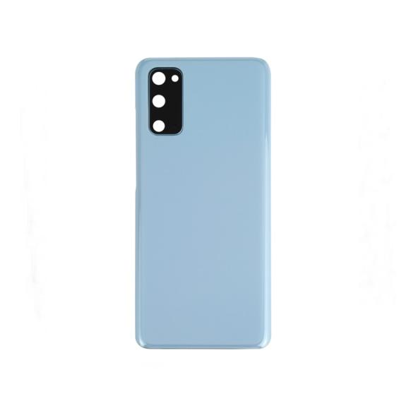 Tapa para Samsung Galaxy S20 con embellecedor azul