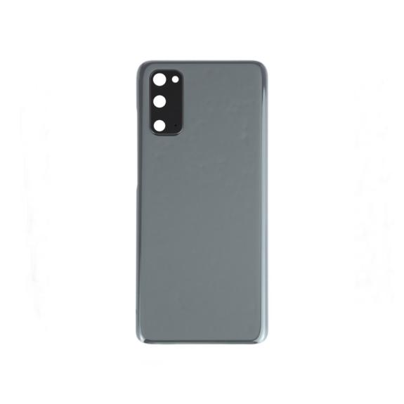 Tapa para Samsung Galaxy S20 con embellecedor gris