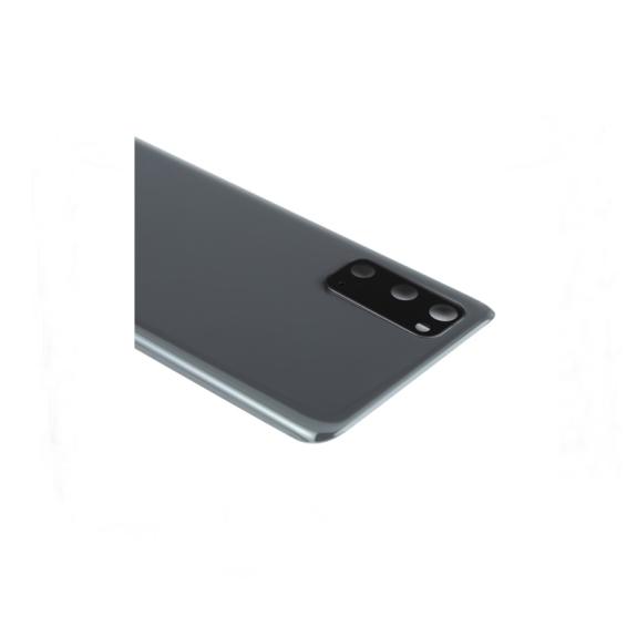 Tapa para Samsung Galaxy S20 con embellecedor gris