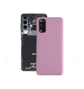 Tapa para Samsung Galaxy S20 con embellecedor rosa