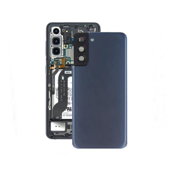 Tapa para Samsung Galaxy S21 Plus 5G con embellecedor azul