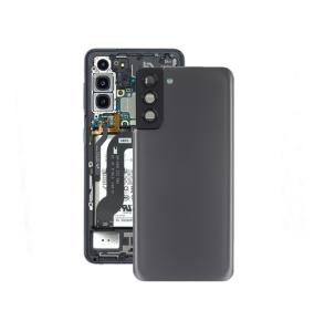 Tapa para Samsung Galaxy S21 Plus 5G con embellecedor gris