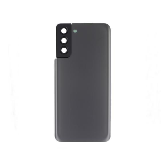 Tapa para Samsung Galaxy S21 Plus 5G con embellecedor gris