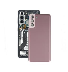 Tapa para Samsung Galaxy S21 Plus 5G con embellecedor marron