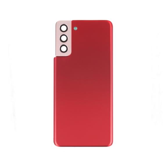 Tapa para Samsung Galaxy S21 Plus 5G con embellecedor rojo