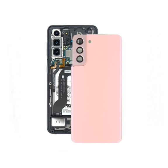Tapa para Samsung Galaxy S21 Plus 5G con embellecedor rosa