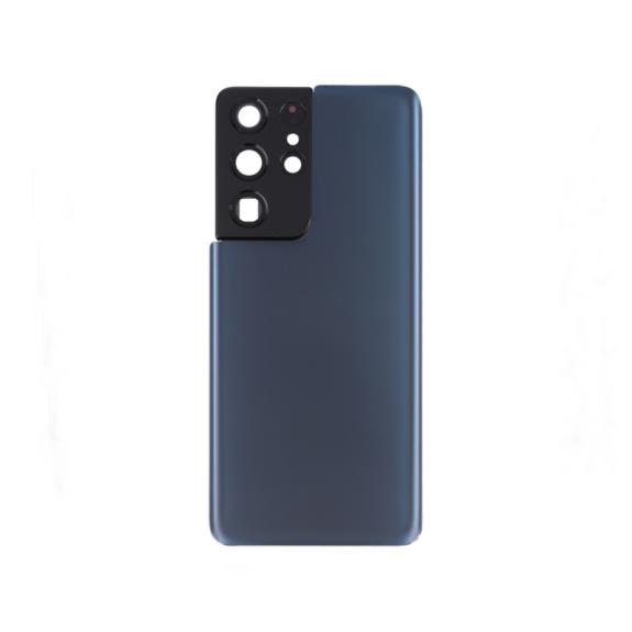 Tapa para Samsung Galaxy S21 Ultra 5G con embellecedor azul