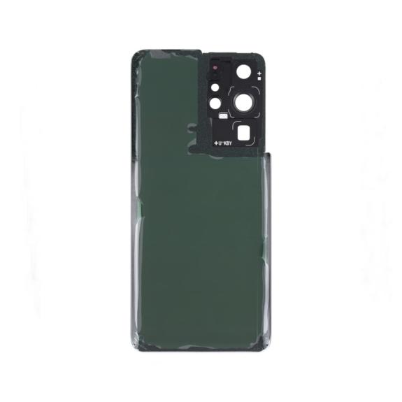 Tapa para Samsung Galaxy S21 Ultra 5G con embellecedor gris