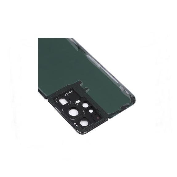 Tapa para Samsung Galaxy S21 Ultra 5G con embellecedor gris