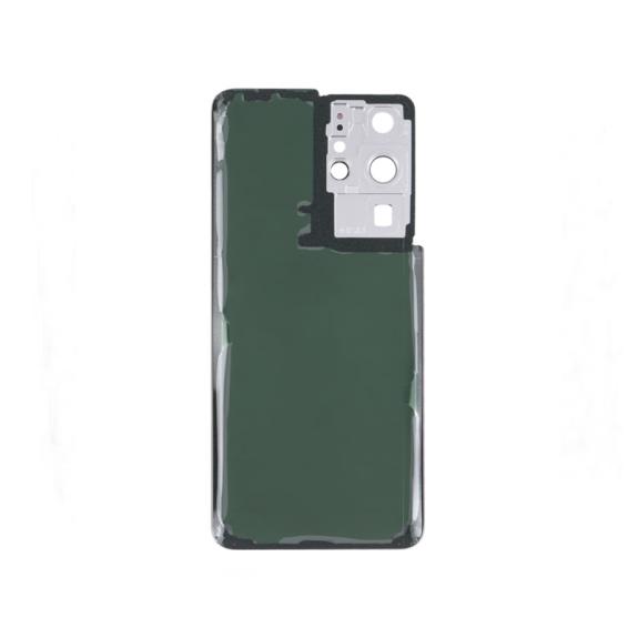 Tapa para Samsung Galaxy S21 Ultra 5G con embellecedor marron