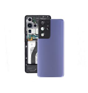 Tapa para Samsung Galaxy S21 Ultra 5G con embellecedor morado
