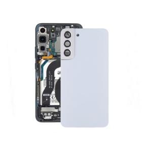 Tapa para Samsung Galaxy S22+ 5G con embellecedor blanco