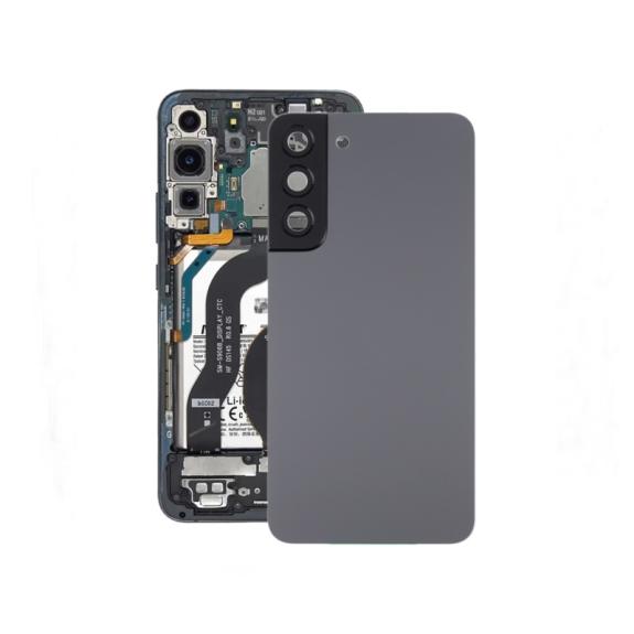 Tapa para Samsung Galaxy S22+ 5G con embellecedor gris