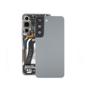 Tapa para Samsung Galaxy S22 5G con embellecedor gris