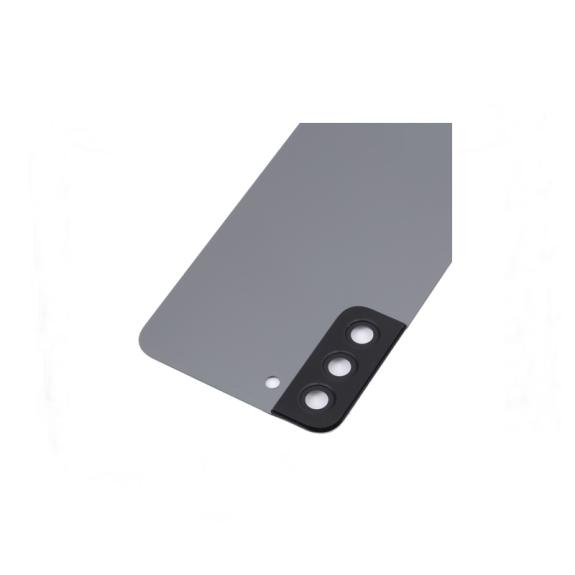 Tapa para Samsung Galaxy S22+ 5G con embellecedor gris