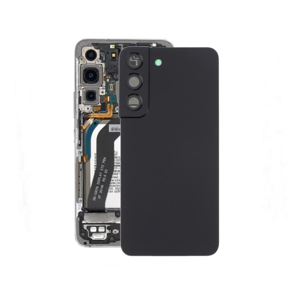 Tapa para Samsung Galaxy S22 5G con embellecedor negro