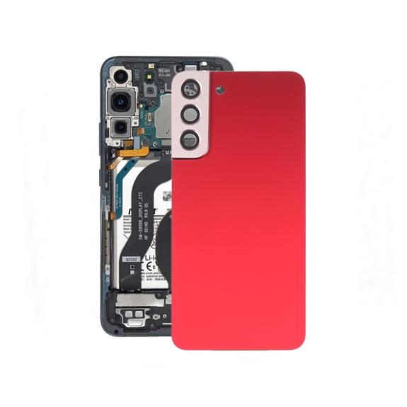 Tapa para Samsung Galaxy S22+ 5G con embellecedor rojo
