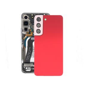 Tapa para Samsung Galaxy S22 5G con embellecedor rojo