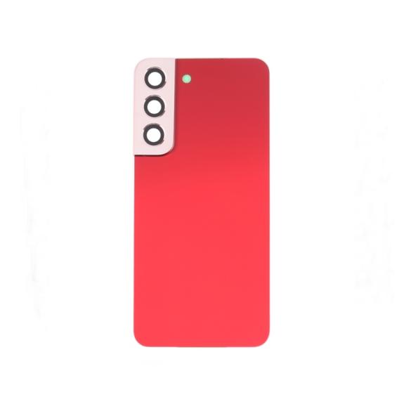 Tapa para Samsung Galaxy S22 5G con embellecedor rojo