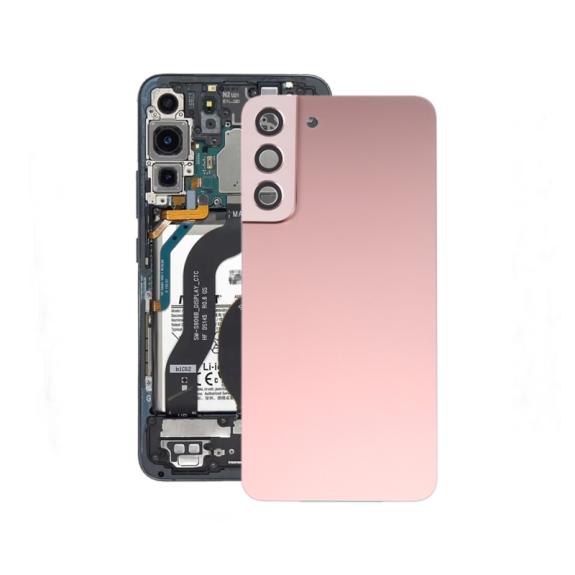 Tapa para Samsung Galaxy S22+ 5G con embellecedor rosa